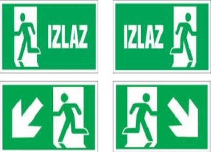 Novi znakovi za evakuacije - Signoprom d.o.o.
